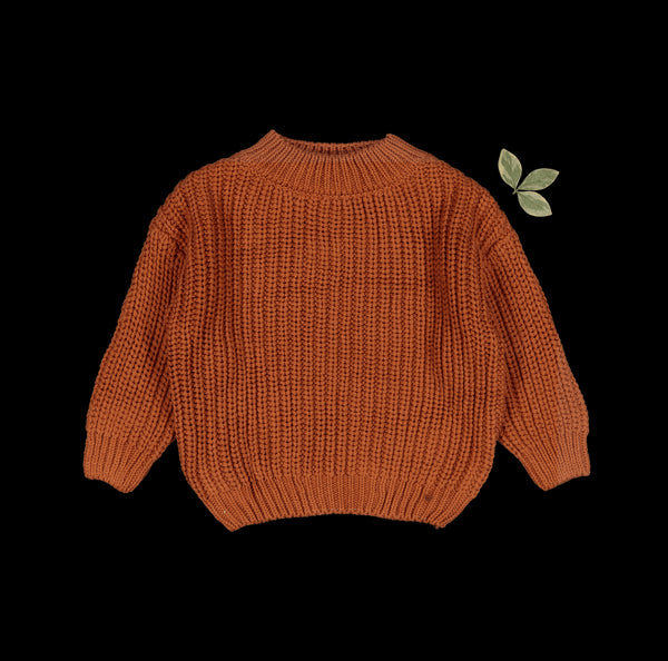 the-chunky-knit-sweater-caramel Lovely Littles - Sophia's StyleKnit Sweater-1